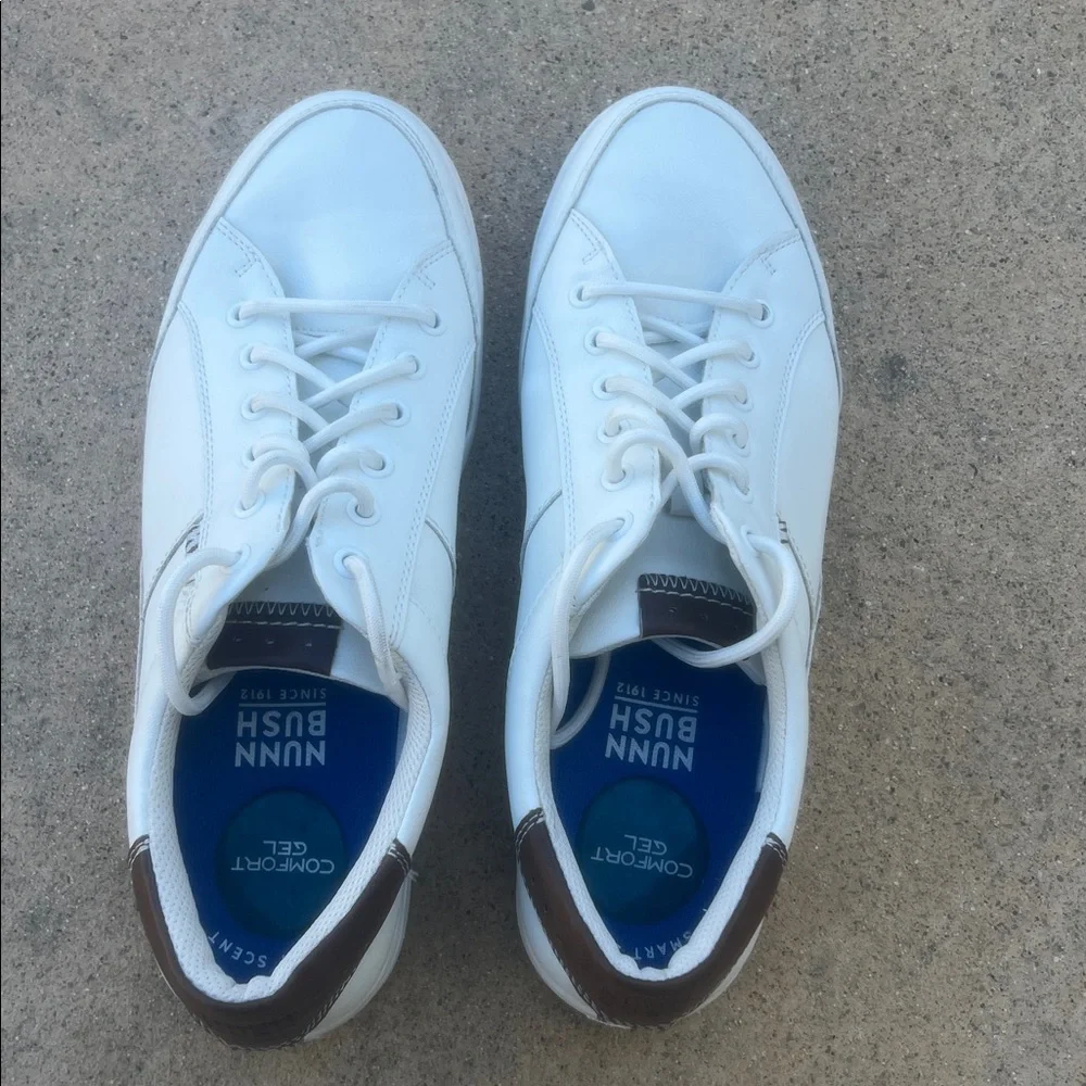 NUNN BUSH Kore City Walk Lace up Men's White Sneakers Size 10